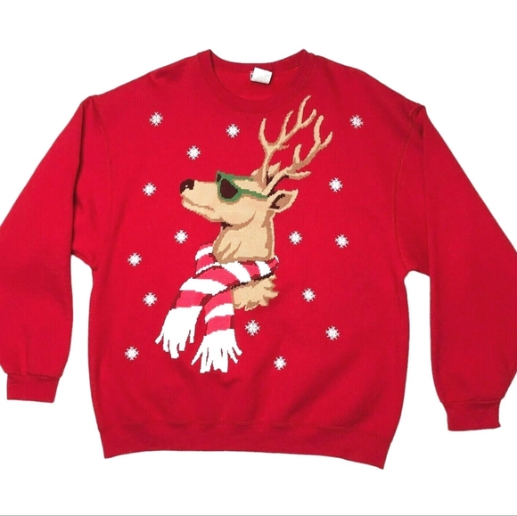 Sweaters - CHRISTMAS IN JULY Jersey Swestshirt Size Large